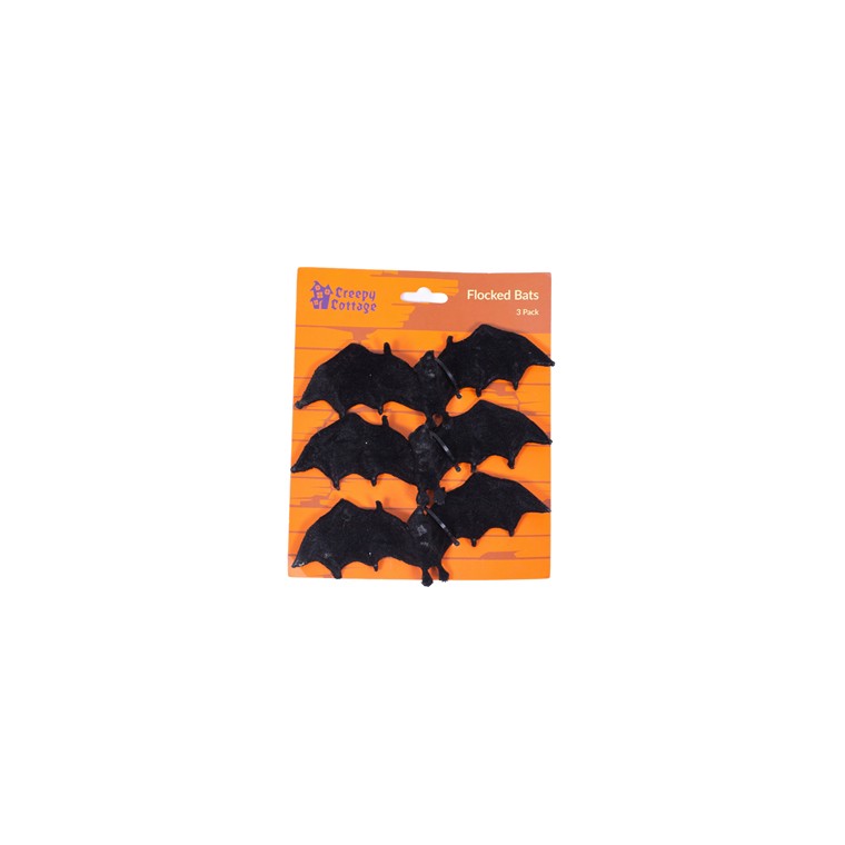 Flocked Bats, 3pc