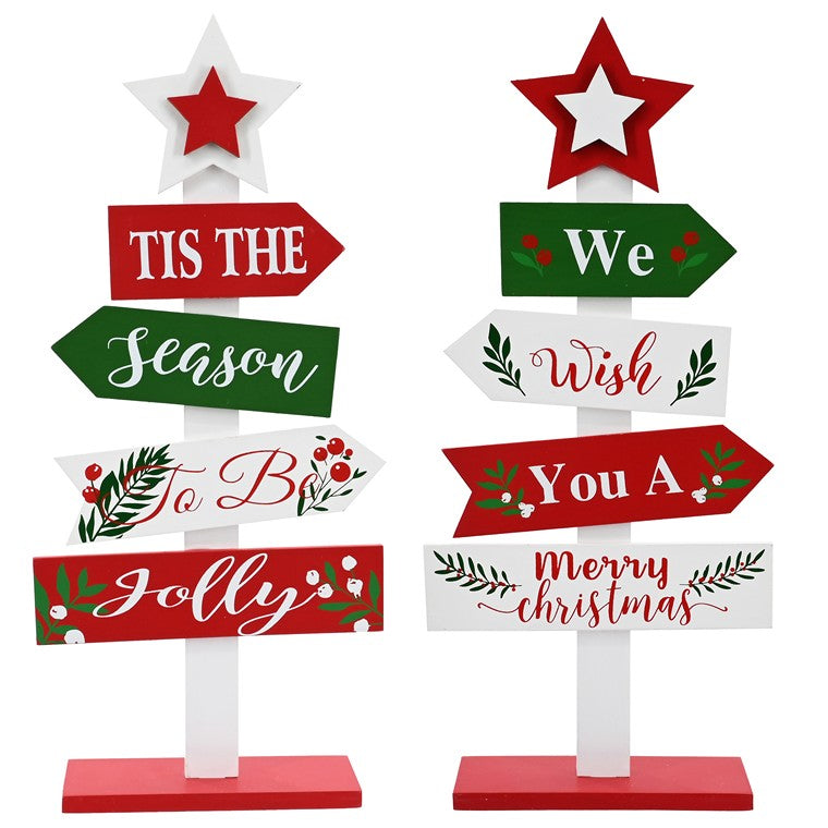 Christmas Wishing Tree, 28cm, Assorted