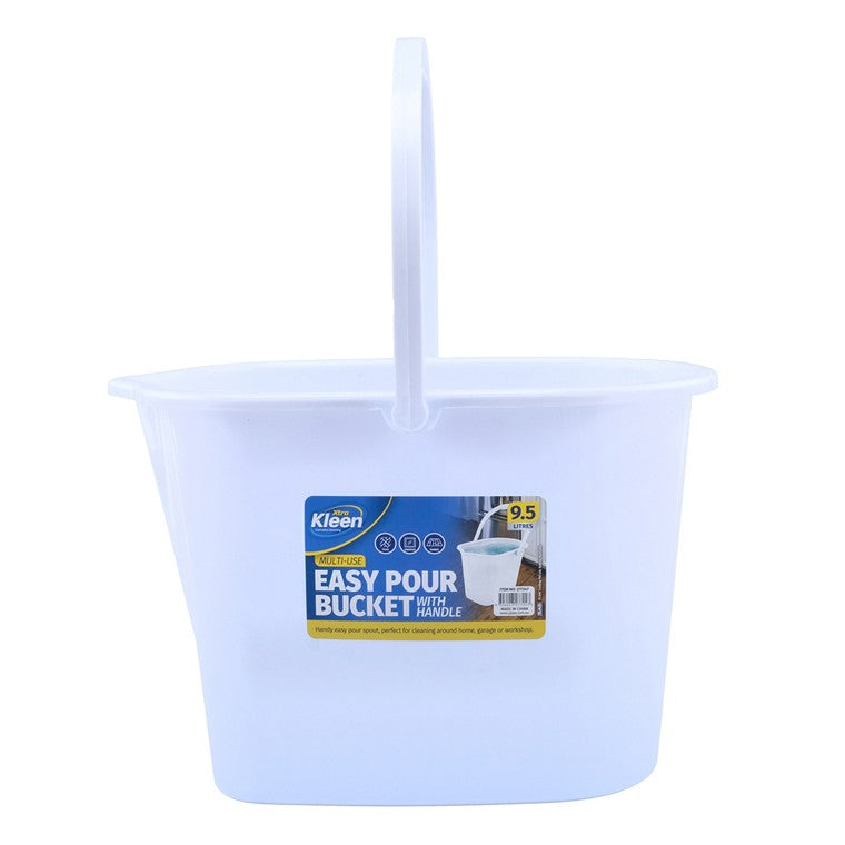 Xtra Kleen Plastic Mop Bucket Rectangular, 9.5L