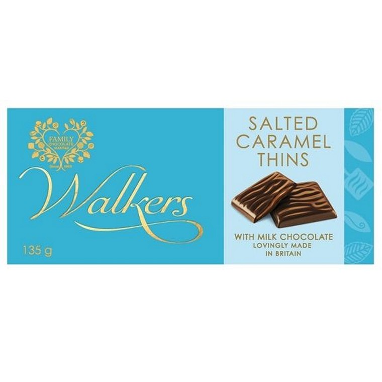 Walkers Salted Caramel Thins, 135gm