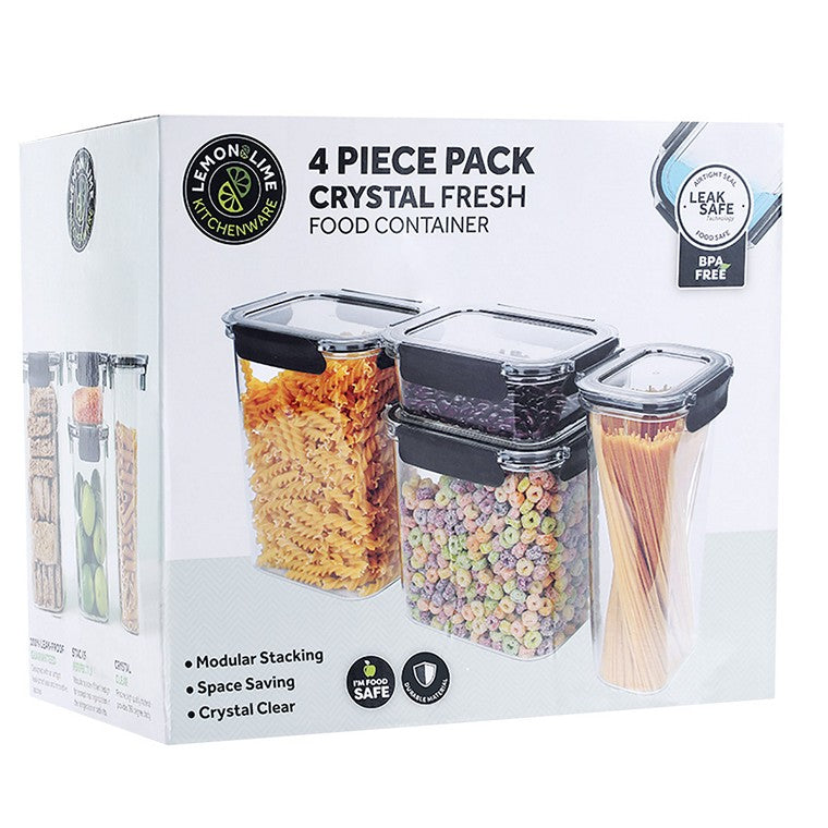 L&L Crystal Fresh Container Set, 4pce