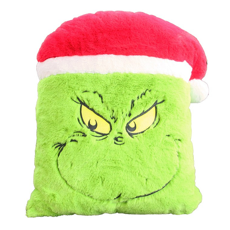 Grinch Smile Cushion, 40 x 40cm