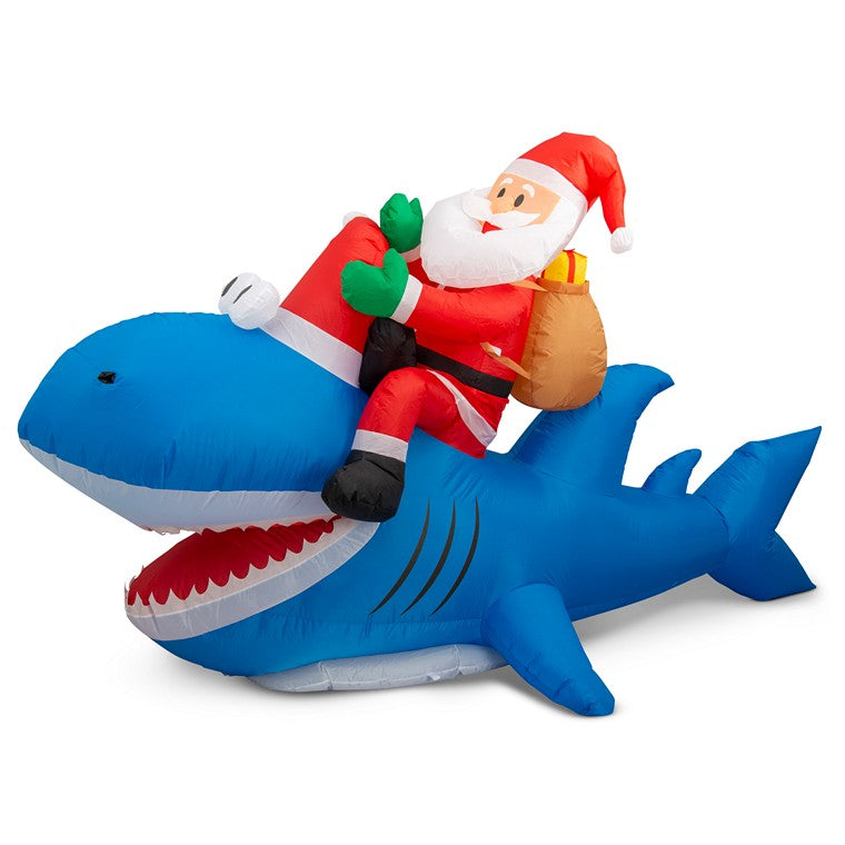 Santa Riding Shark, Asstd
