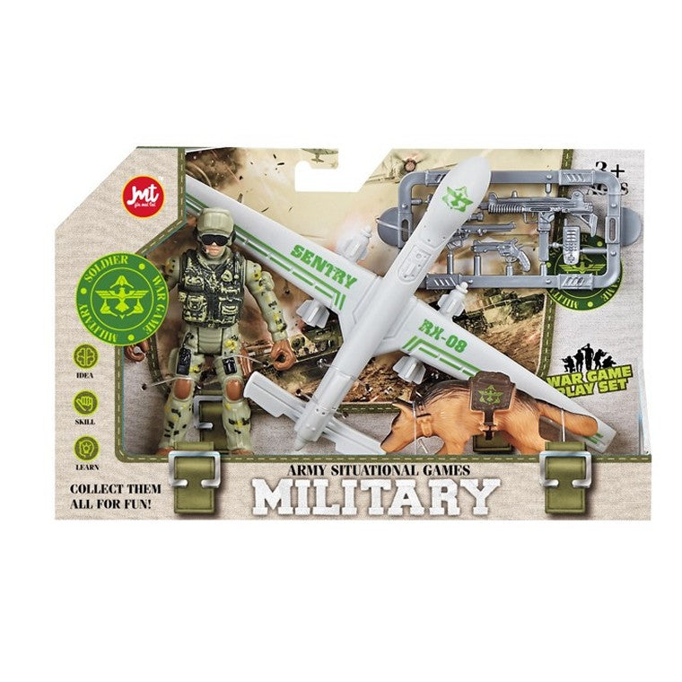 Military Hero Playset, Asstd
