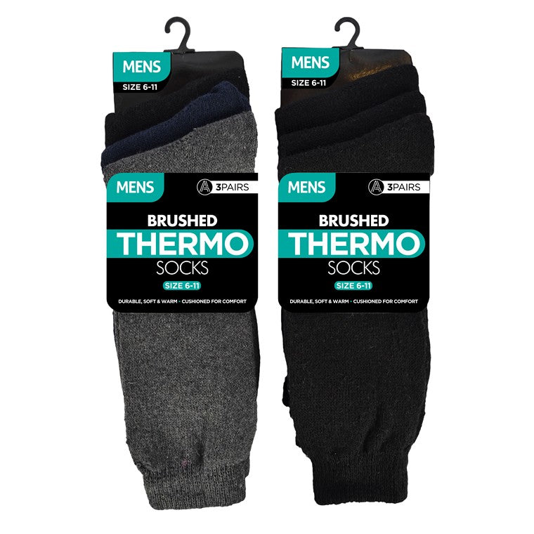 Mens Thermal Socks, 3pk