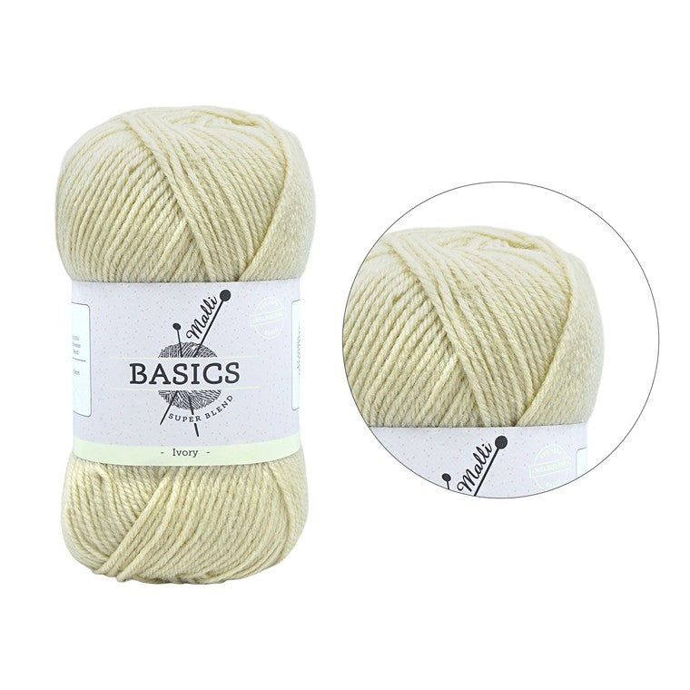 Acrylic Yarn, Ivory