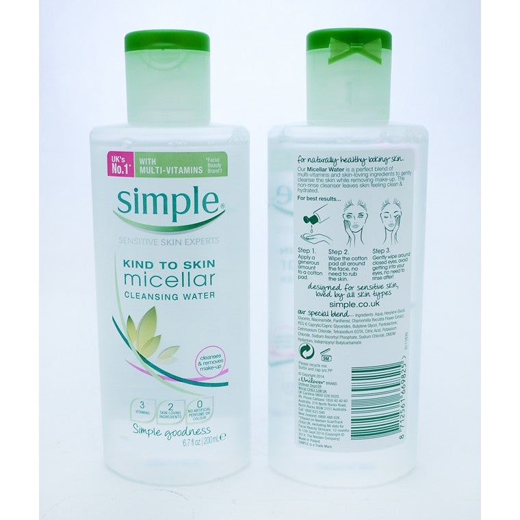 Simple Kind to Skin Micellar Water, 200ml