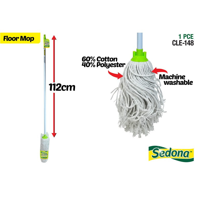 Xtra Kleen Cotton Mop w/ Handle