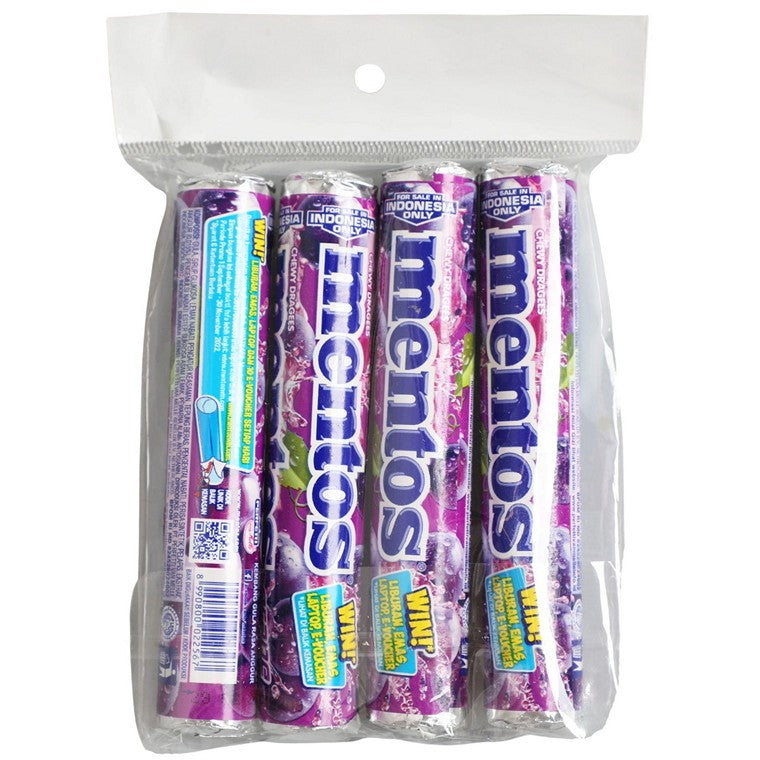 Mentos, Grape, 4pk