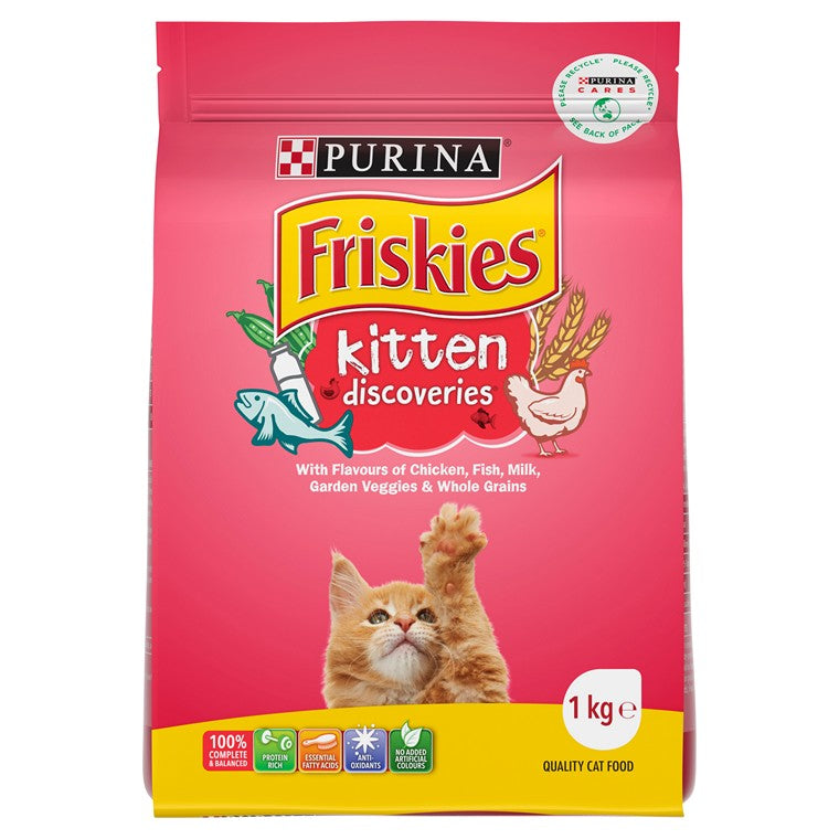 Friskies Kitten Discoveries, 1kg – Cheap as Chips