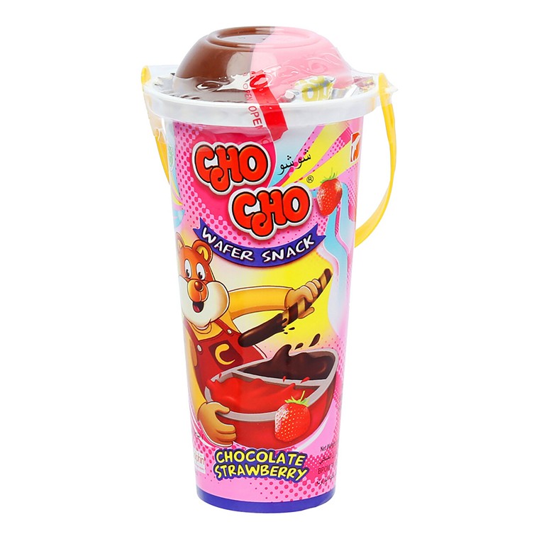 Cho Cho Strawberry Crispy Wafer Snack, 40g