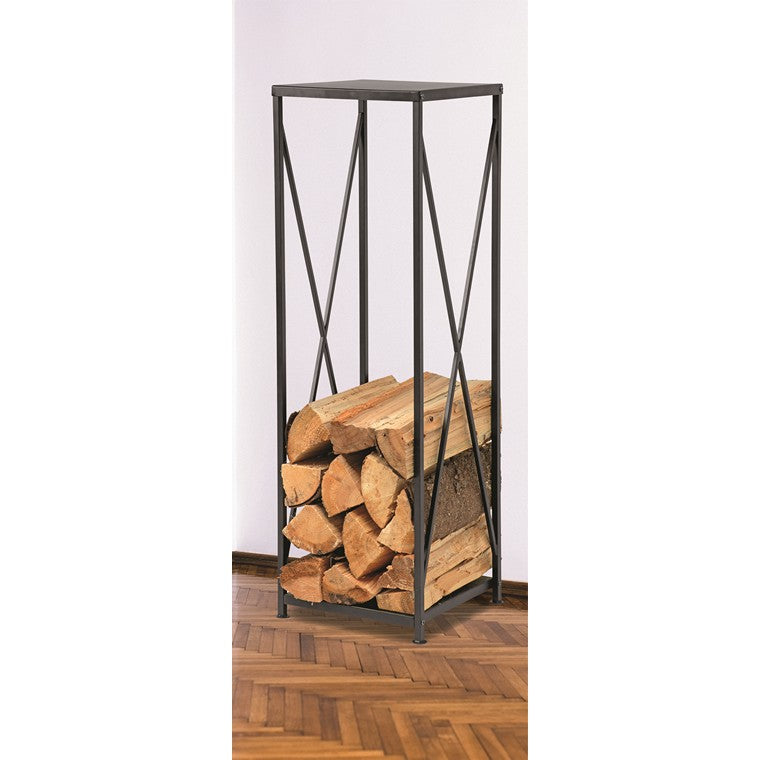 Steel Log Holder, 34x34x111cm – Cheap as Chips