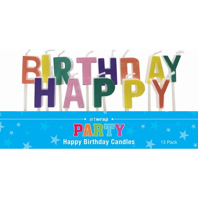 Happy Birthday Candles, Pastels