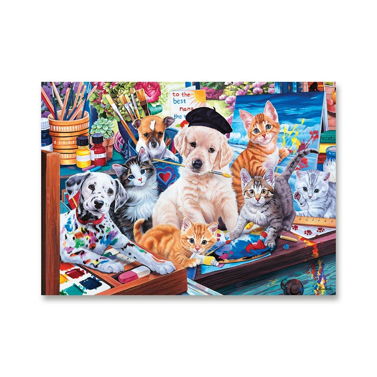 Crown Puzzle, Animals, Asstd, 1000pc