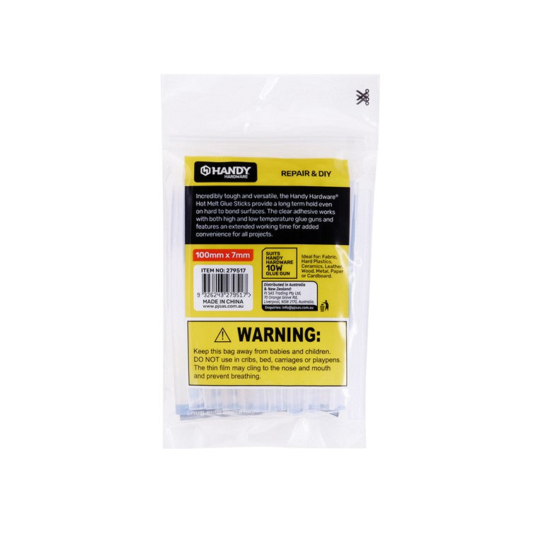 Glue Gun Sticks, Clear, 24pc