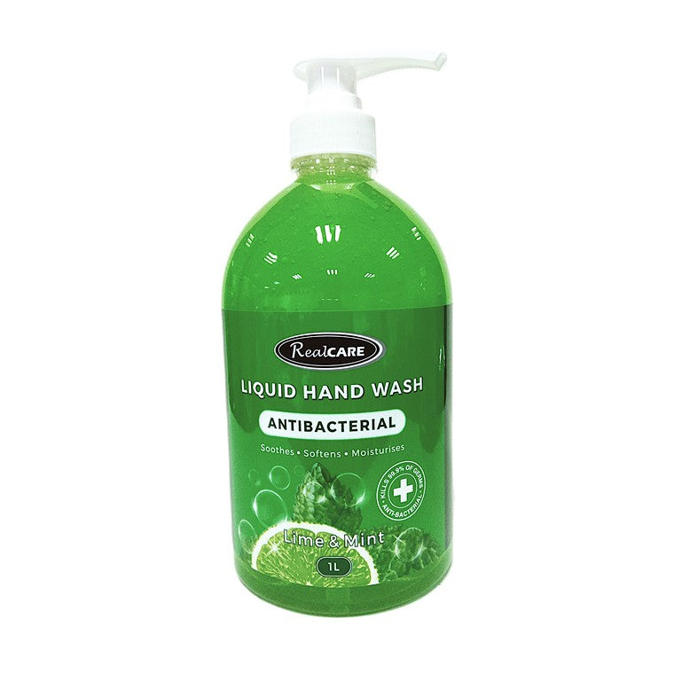 Anti Bacterial Hand Wash, Lime & Mint, 1L