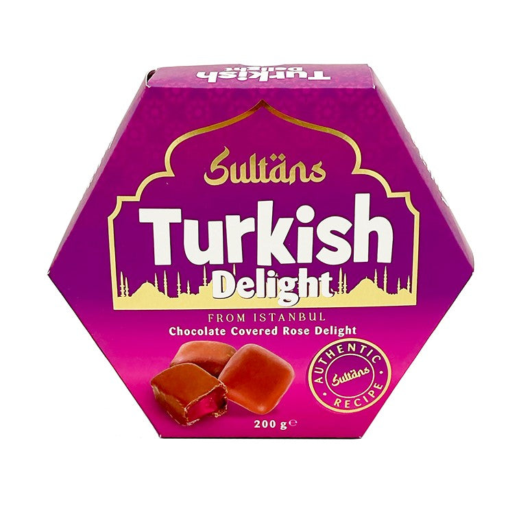 Sultans Turkish Delight, Milk Chocolate, 200g