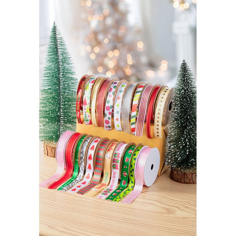 Christmas Ribbon Printed, 2.7m