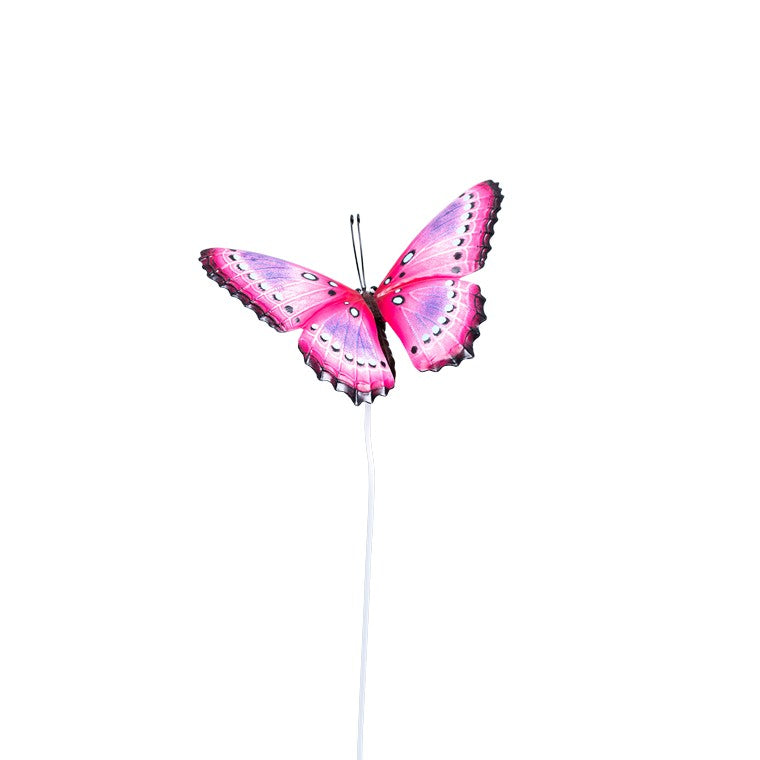 Metal Butterfly Yard Stake, Asstd