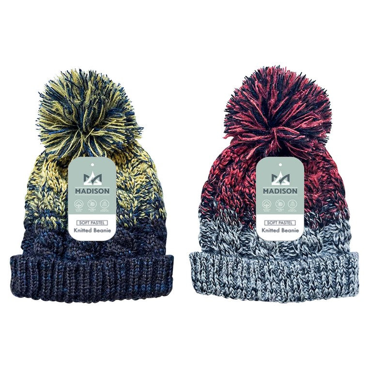 Twist Knit Beanie, 2 Asstd Colours