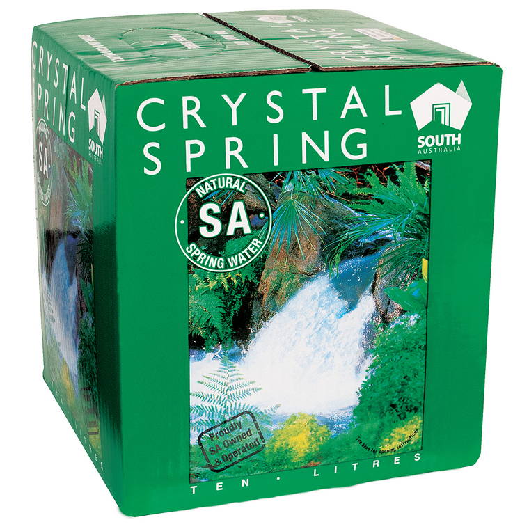 スフィア Spring is here Crystal Spring Box Crystal Spring, 10L, Boxed Spring Water – Cheap as Chips