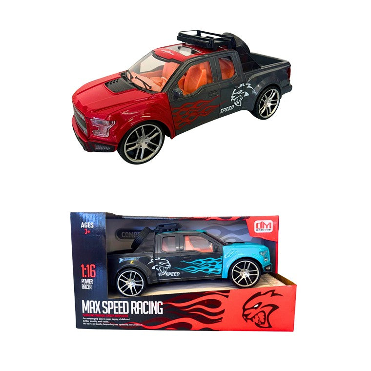 Friction Powered Racing Ute, Asstd