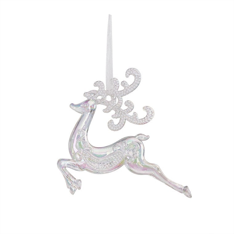 Iridescent Reindeer Tree Ornament