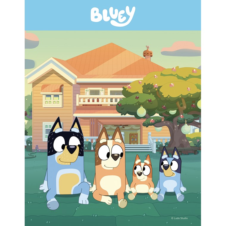 Bluey Frame Tray Puzzles, 3pk