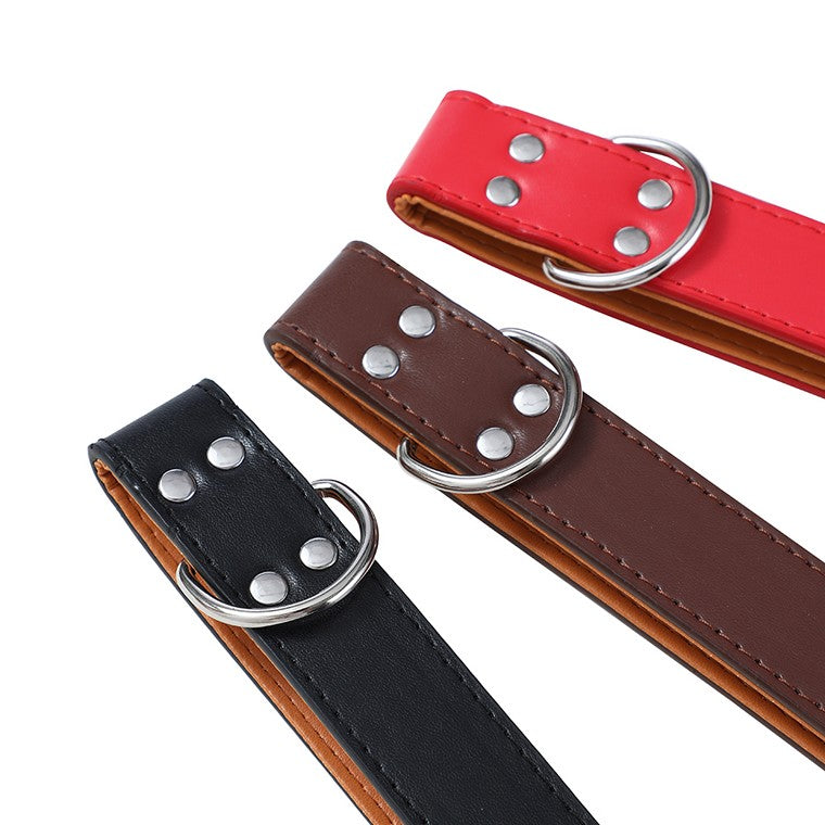 Premium Original Padded Dog Collar, XLarge, 4 Asstd Colours