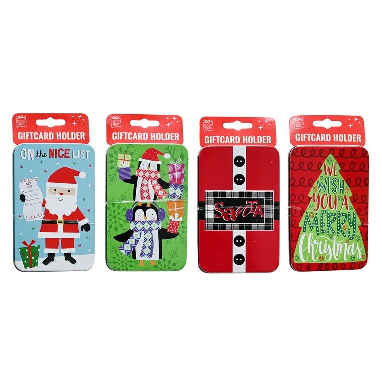 Gift card Holder Tin, Assorted