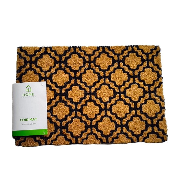 Coir Mat, Pattern, Asstd