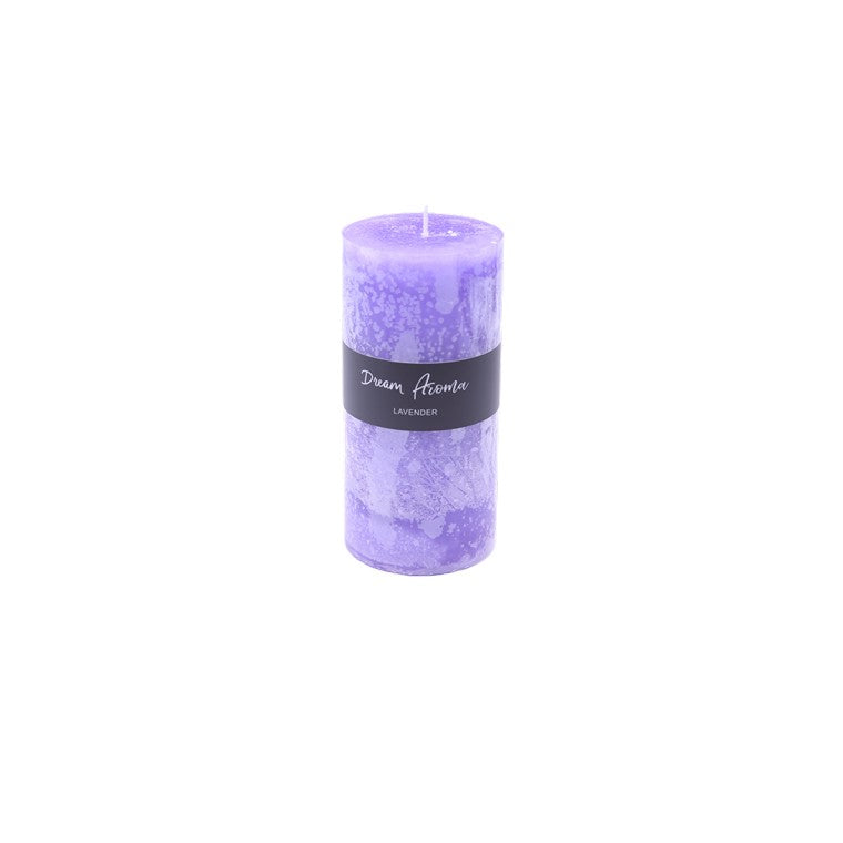 Pillar Candle, Lavender, Large