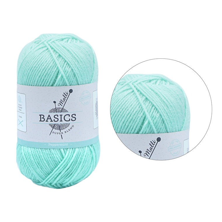Acrylic Yarn, Peppermint