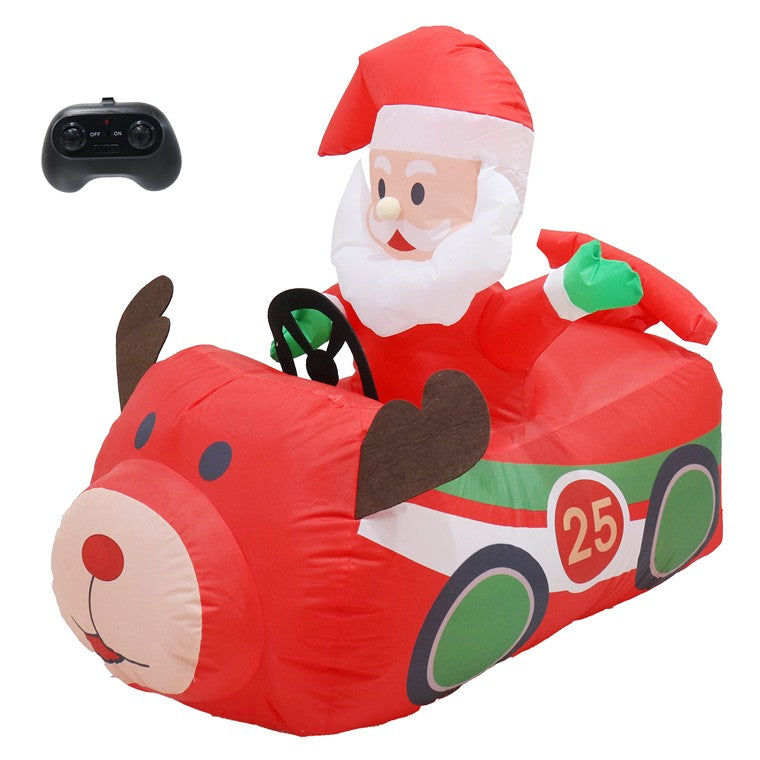 R/C Musical Santa Reindeer Race Car