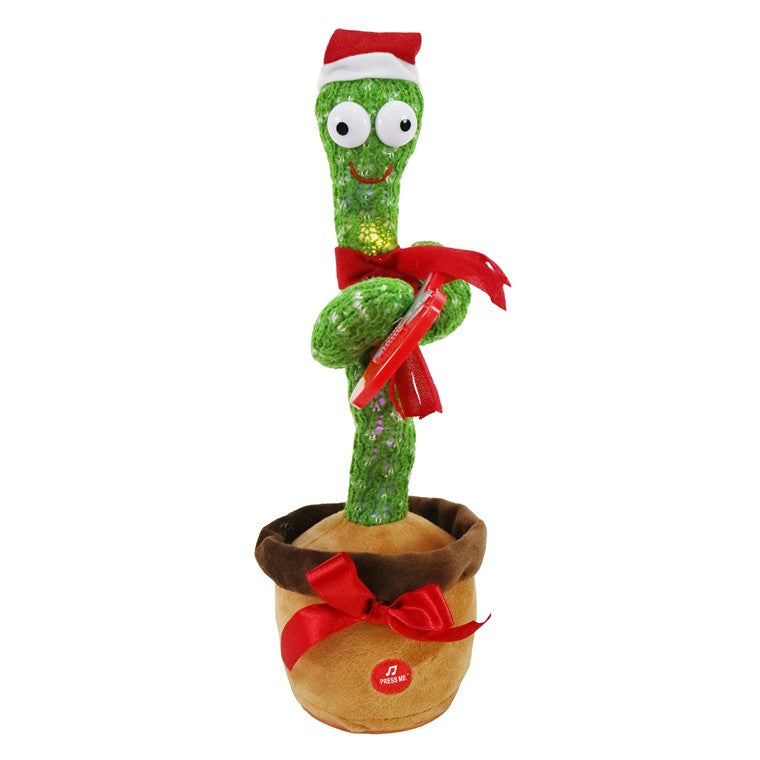 Sing N Twirl Christmas Cactus, Assorted, 34cm