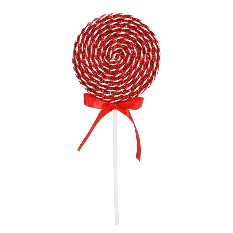 Candy Cane Lollipop Pick, 33cm, Assorted