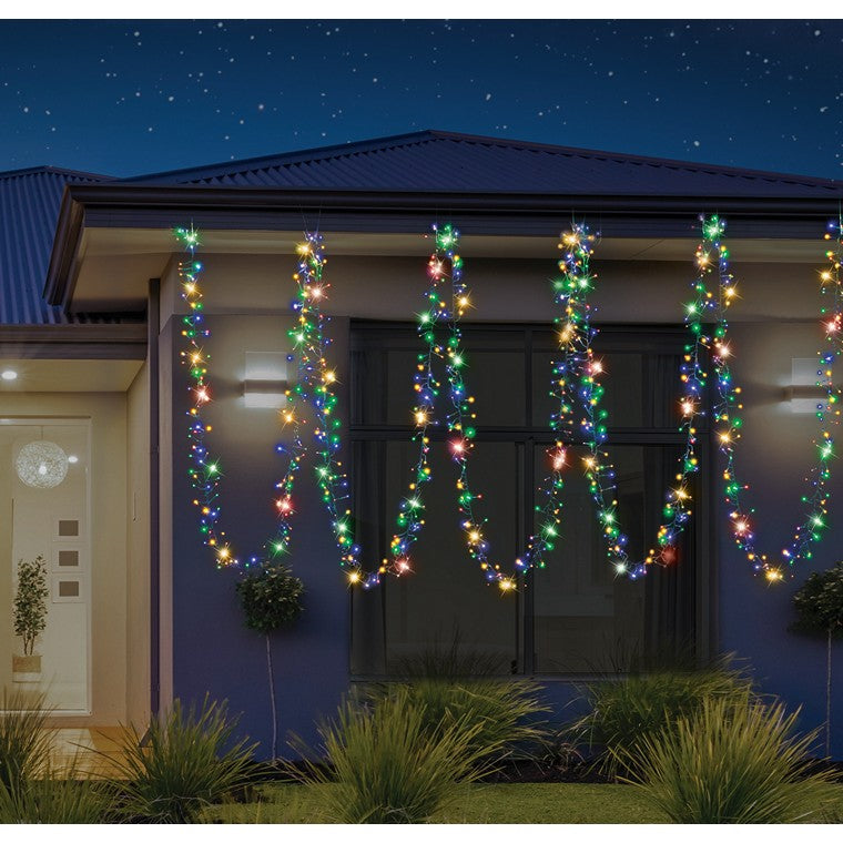 LED Cluster Lights, 720 lights, Multi Colour