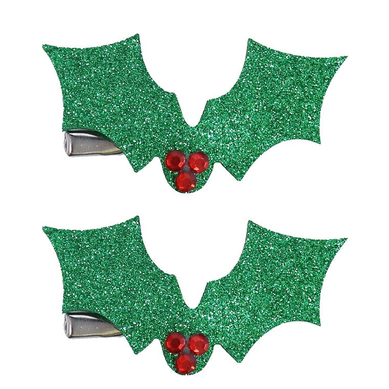 Glitter Hairclip, 2pk, Asstd