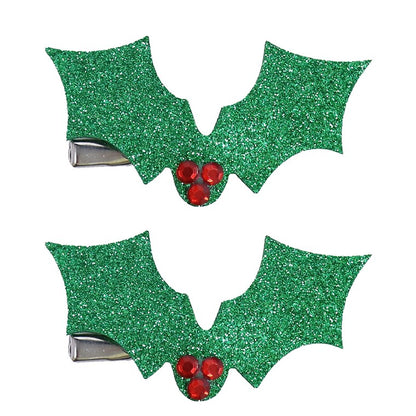 Glitter Hairclip, 2pk, Asstd