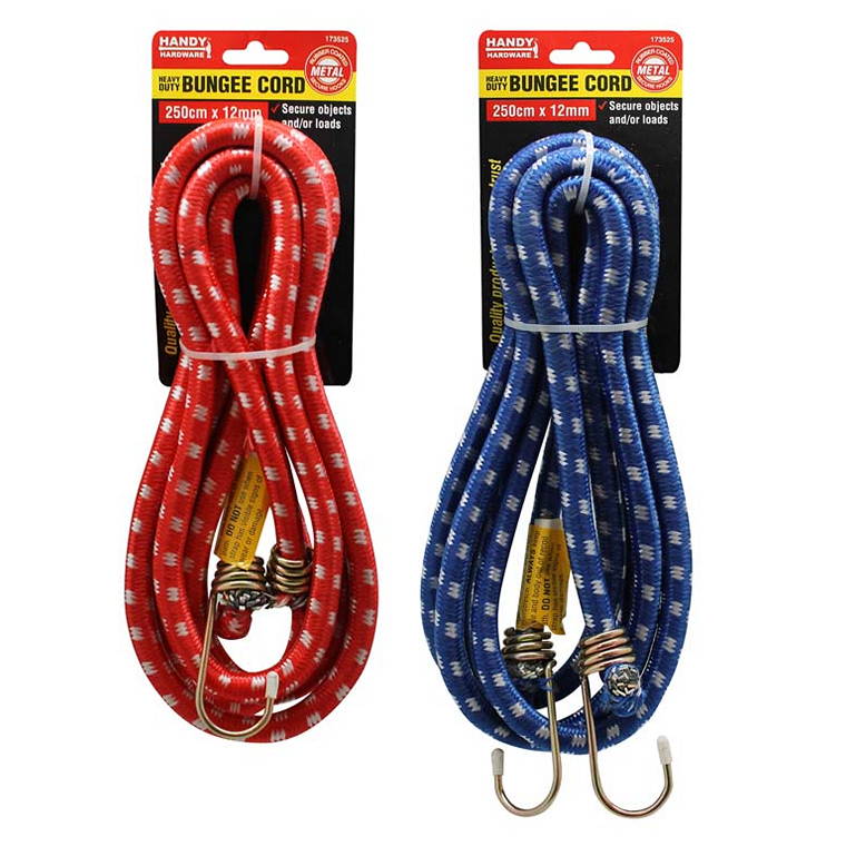 Bungee Cord, Heavy Duty, 250cmx12mm