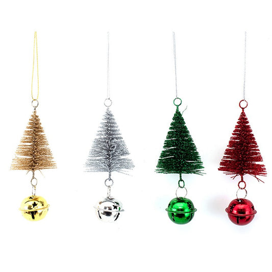Mini Tree w/ Bell, Assorted