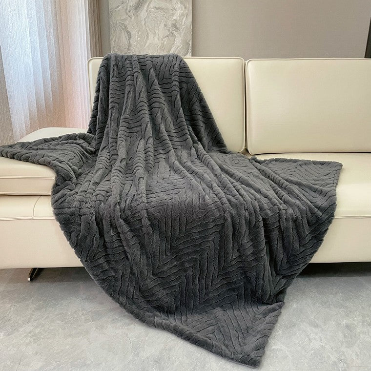 Lilah Plush Throw Blanket, Asstd