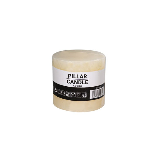 Pillar Candle, Cream, Small