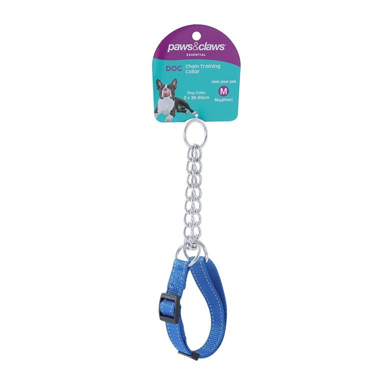 Chain Training Collar Medium, 3 Asstd Colours