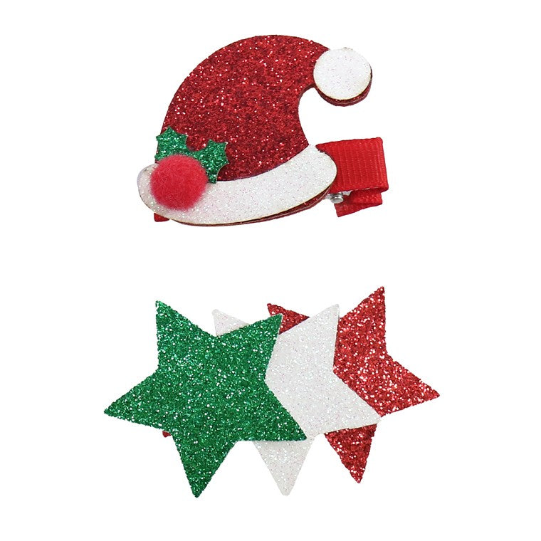 Glitter Hairclip, 2pk, Asstd