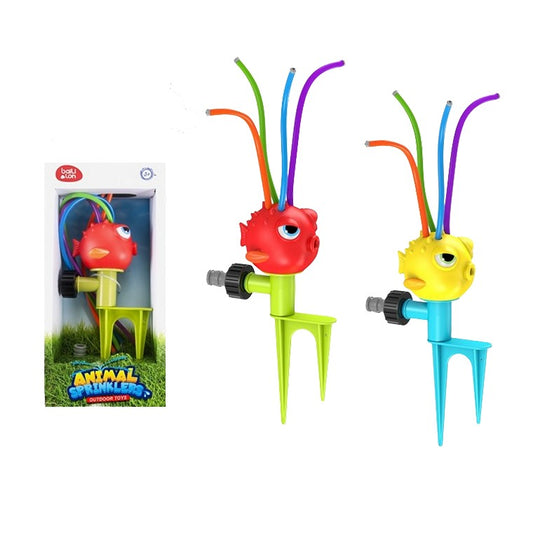 Sassy Pufferfish Sprinkler, Asstd