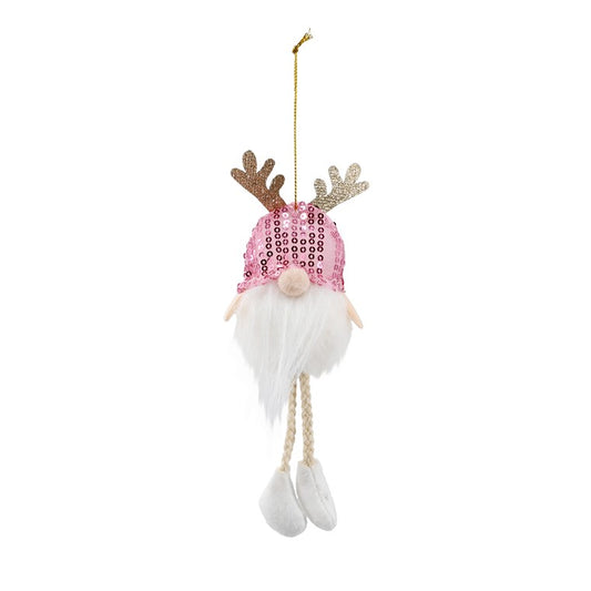 Hanging Pom Pom Gnome, 20cm, Assorted