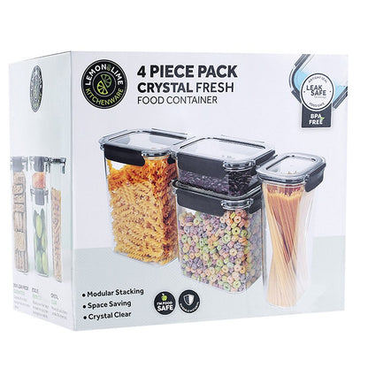 L&L Crystal Fresh Container Set, 4pce