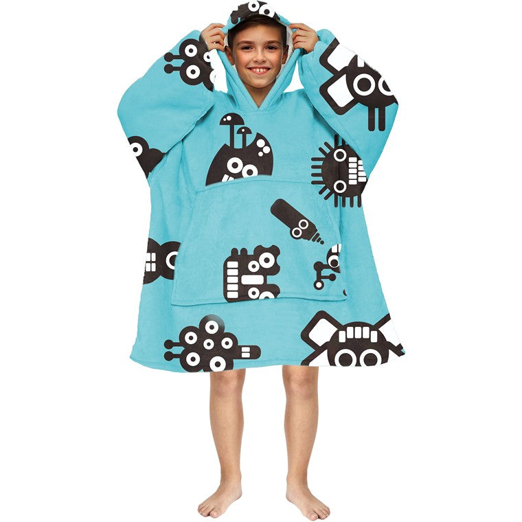 Boys Cuddle Hoodie, Print 1, 4 Asstd Designs