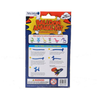 Animal Balloon Kit w/ Pump, 20pce